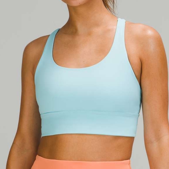 lululemon athletica Other - Lululemon Athletica Teal Energy longline sportsbra w/removable pads. Size 6